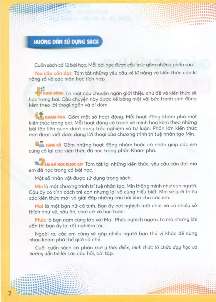 GIÁO DỤC KĨ NĂNG CÔNG DÂN SỐ LỚP 2